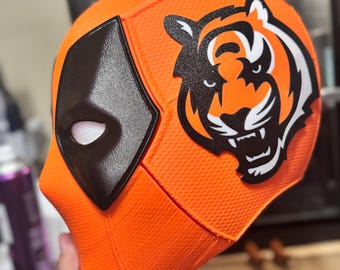 Cincinnati Themed Deadpool Mask
