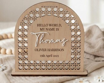 Arch Sign SVG Laser Cut Files Arched Frame Template Wedding Baby Name Boho Wall Decor Glowforge Cricut Lightburn