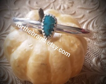 Kingman Turquoise and Sterling Silver Bracelet