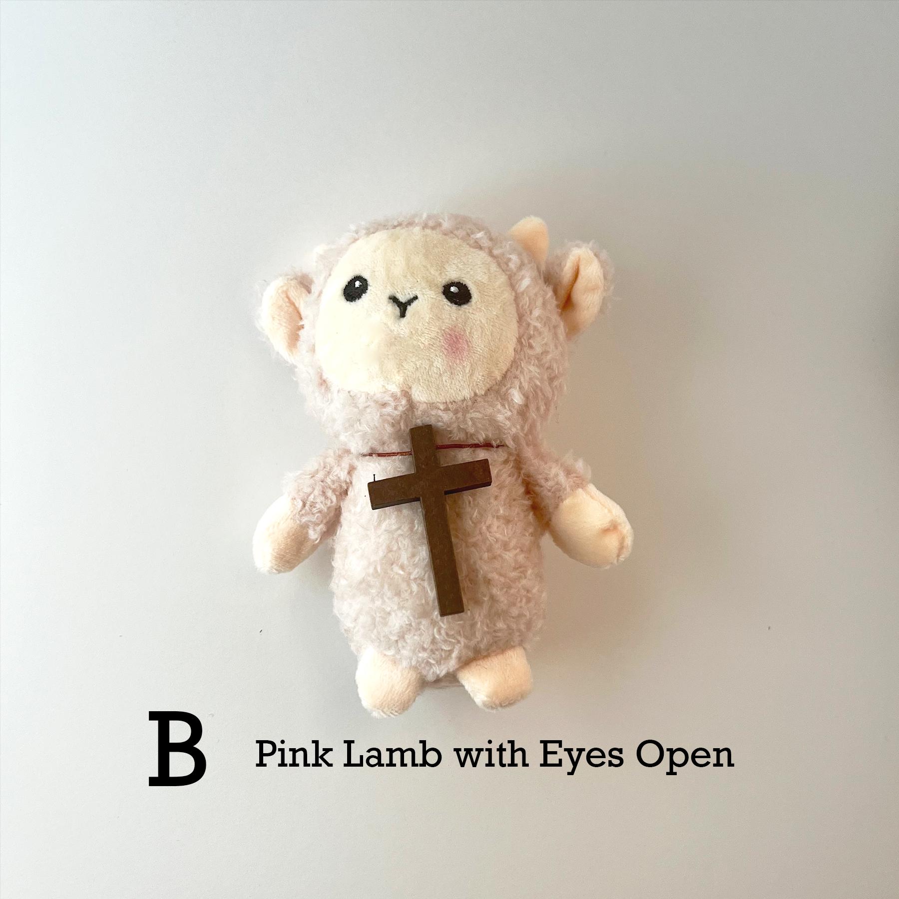Lamb Stuffed Animal: Plushie With Cross - Etsy