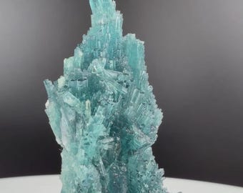 24 Gram, Top Collection Grade Natural Double Terminated Indicolite Tourmaline Crystals Bunch From Afghanistan.