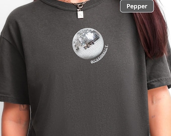 Boxy Tee Kiss All The Time Disco Occasionally T-Shirt | Disco Ball Harry Graphic Tee | Y2K Shirt Boxy Crop Top