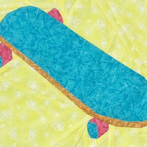 Skateboard Foundation Paper Piecing Pattern *Updated*