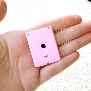 1:6 Scale Miniature iPad Tablet, Dollhouse Tech Decor Accessory