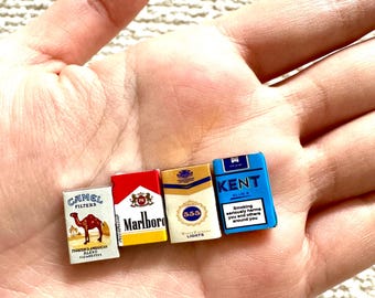 Dollhouse Miniature Cigarettes: 1/6 Scale Diorama Accessory