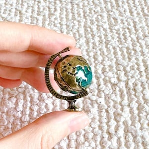 Dollhouse Miniature Globe 1:12, Vintage World Model