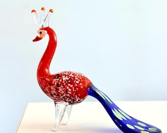 Vintage Sabino France Small Art Glass Swan Figurine - Etsy