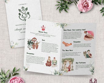 Nepali Wedding Program, Wedding program Template, Nepali Wedding program template Hindu as Nepali Wedding guide, Nepali wedding Itinerary
