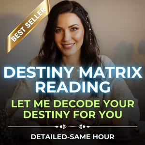 Destiny Matrix Reading, Birth Chart Astrology Report, Numerology Life Path, Relationship Energy, Transit Forecast, Money Love Career Insight