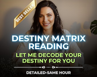Destiny Matrix Reading, Birth Chart Astrology Report, Numerology Life Path, Relationship Energy, Transit Forecast, Money Love Career Insight