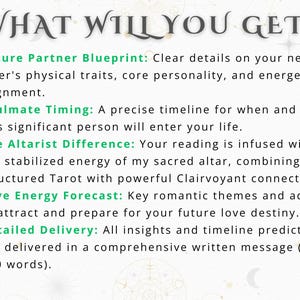 Accurate Future Love Reading. The Altarist revealing Next Partner details and Relationship Timeline via Psychic insight.