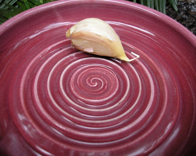 Garlic Grater for Bread Dipping, Grater Plate, Dipping Plate, Ginger