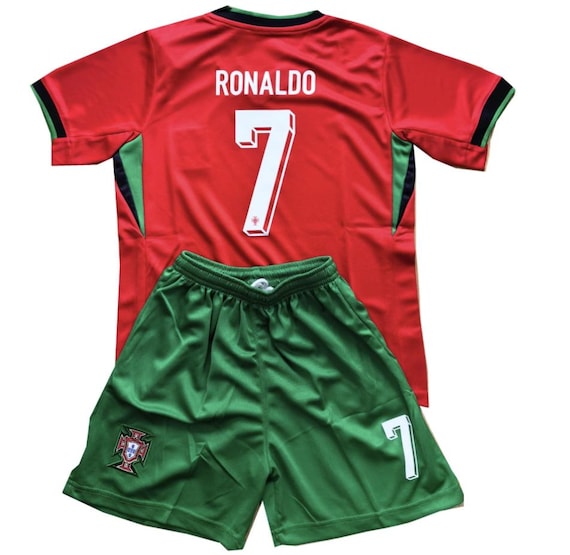 Ronaldo #7 Portugal Kids Football Kit – Full Set With Jersey