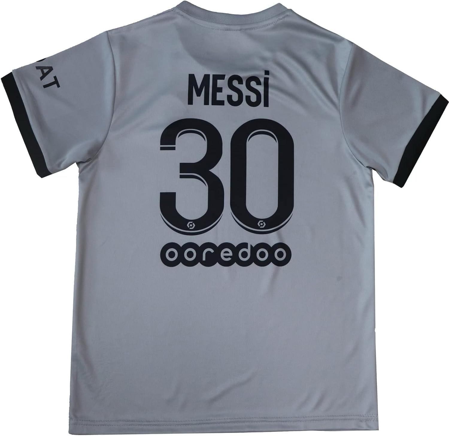メッシ #30 PSG キッズサッカーキット – ジャージ、ショーツ、ソックス