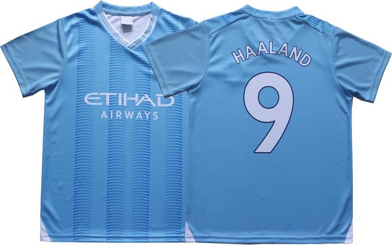 Haaland #9 Kids Football Kit – Full Set With Jersey, Shorts