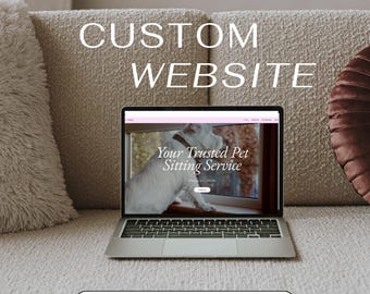 Custom Website Design: Modern Wix Site for Small Business
