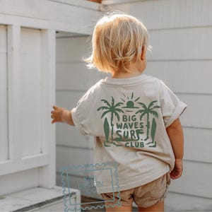 Surfer Sublimation Design, Rad Kid PNG, Toddler Shirt PNG, Trendy Kid Shirt Design, Boy Shirt PNG, Retro Kid Graphic, Digital Download