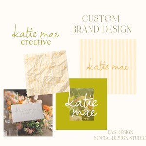 Custom Content Creator Brand Kit | Management Logo Design | Social Media Branding | Marketer | Hand Drawn | Editorial Brand | Substack