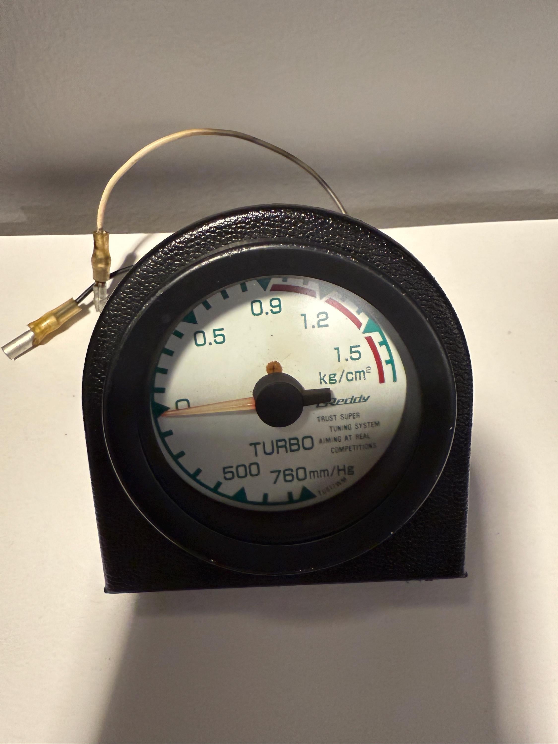 Greddy TRUST Mechanical Boost Gauge VINTAGE Rare JDM - Skyline 