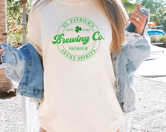 Comfort Colors® St Patrick Shirt, St Patrick's Day Shirt, Clover Shirt, Saint Patrick's Gift, Irish Shirt, Shamrock Shirt