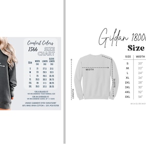 Comfort Colors Embroidered Sweatshirt, Custom Embroidery, Custom Sweatshirt, Maid Of Honor Outfit, Embroidered Crewneck, Custom Embroidered image 14