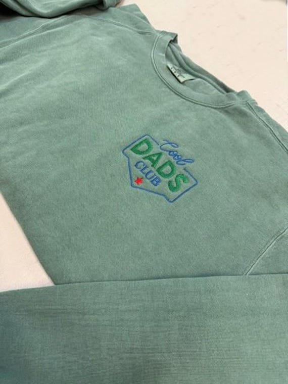 Embroidery Cool Dads Club Sweatshirt, Birthday Gift for Dad,Gift for New Dad,Baby Announcement Gift, New Dad Gift, Gifts for Dad,Pocket Size