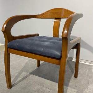 Luxury Living Room Chair, Comfortable Handmade Living Room Chair, Office Working Chair, Dining Chair, Walnut Wood