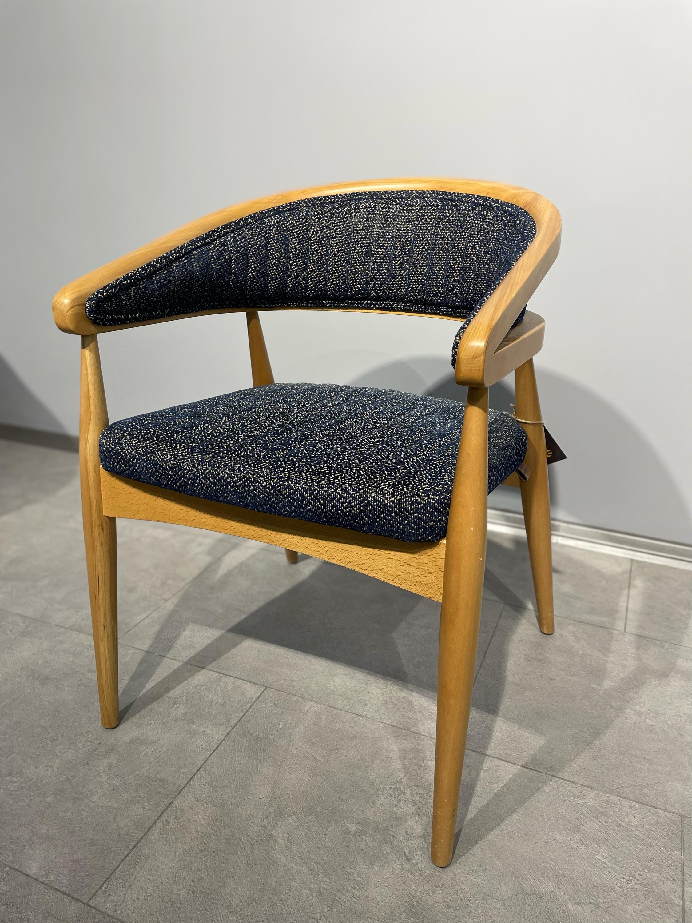 Modern Luxury Living Room Chair, Comfortable Handmade Living Room Chair, Office Working Chair, Dining Chair, Walnut Wood