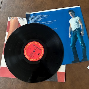 Vintage Bruce Springsteen - Born in the USA Vinyl Record Album - 1984