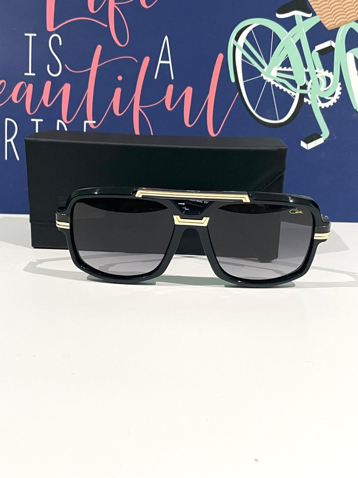 NEW Cazal Sunglasses 8042 Black Gold Gardient Lenses Cazal Model 8042 001 Sunglasses Black-Gold - eye-oo.com main image 3