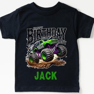 Monster Truck Birthday Shirt,Family Birthday Truck Shirt,Birthday Boy Monster Truck Shirt,Monster Truck Birthday Shirt,Tractor Lover Shirt