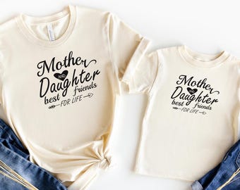 Mother Daughter Shirts: Matching Soft Cotton Tees - Family Set,