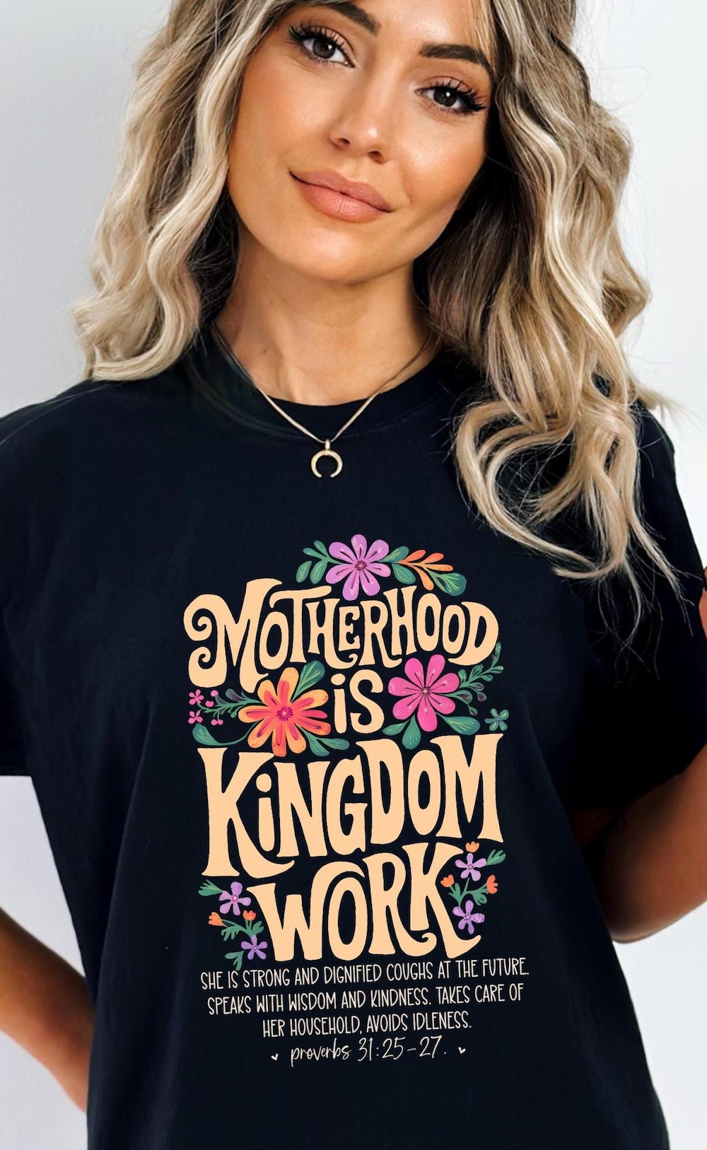 Christian Mom Shirt, Motherhood Shirt, Bible Shirt,Retro Christian Shirt,Mother'S Day Gift, Faith Shirt,Kingdom Work Shirt,Christian T-Shirt