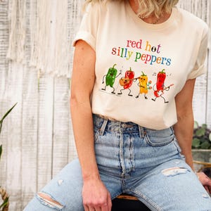 Silly Peppers Sweatshirt: Red Hot Music Band Tee