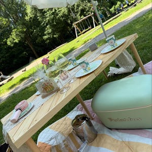 picnic table,patio table,wood table, boho table, party table, outdoor party table, foldable table,low seat table, party table, beach table,