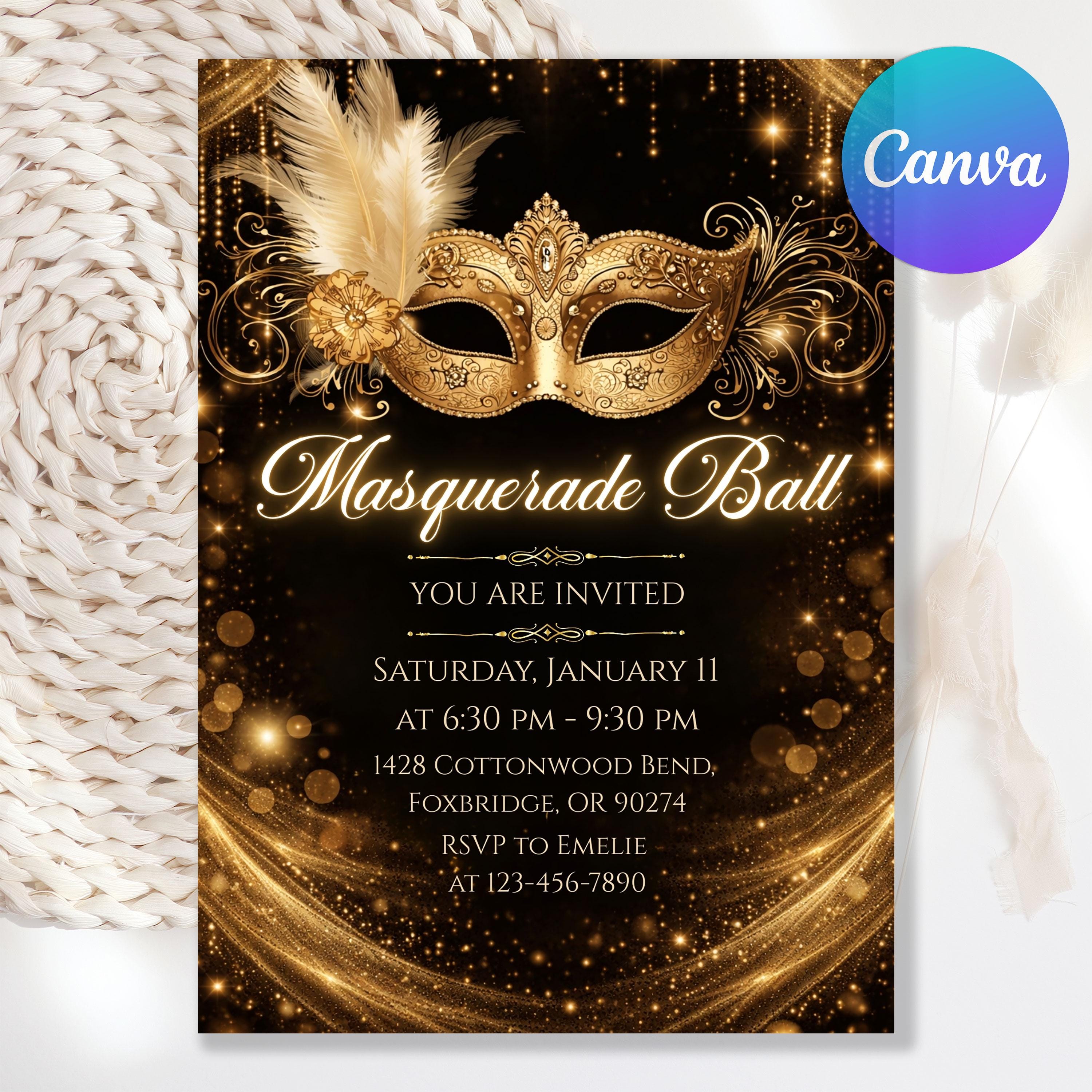 Fancy Dress Invite - Etsy UK