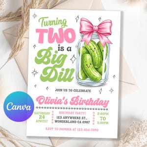 pickle jar party,turning two invite,two cool invite,pickle invite,2nd birthday pickle,big dill birthday,pickle invitation,a big dill invite,pickle party theme,modern kids birthday,pickle birthday,retro pickle invite,funny toddler invite,Pickle invitation,pickle jar party,girl first invite,pickle kids invite,kids pickle invite,pickle invitation,a big dill invite,big dill invitation,pickle dill birthday,second birthday,girl pickle invite,girl birthday invite,first birthday,editable canva