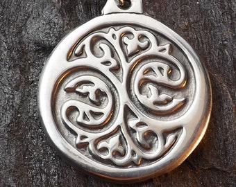 Finding New Balance- Pewter Pendant - Spiritual Growth, Spirit, Unity, Awakenening Jewelry