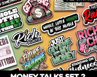 Funny Money Talks Photo Booth Props – Boss Birthday Decor