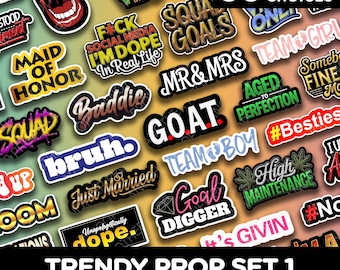 Trendy Foam Board Photo Booth Props – Party Pictures & Group Photos
