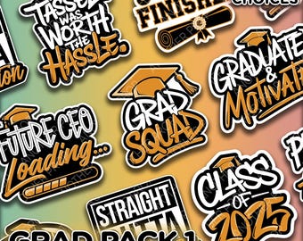 Photo Booth Props – Bold Trendy Class of 2025 Foam Board Signs for Graduation Party Photos College or High School Graduation Props