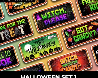 Halloween Photo Booth Props: Squad Ghouls PVC Foam Board Signs