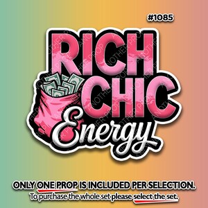Funny Money Talks Photo Booth Props – Boss Birthday Decor 1085. RICH CHIC