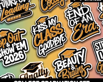 College Graduation Photo Booth Props – PVC Foam Board Signs Class of 2026
