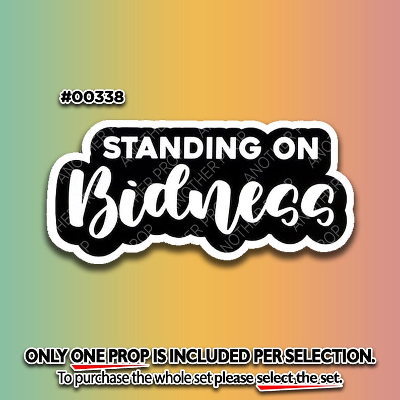 Funny Money Talks Photo Booth Props – Boss Birthday Decor 00338. Bidness