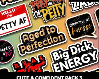 Confident Foam Board Photo Booth Props – Party Signs