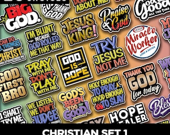 Christian Photo Booth Props – Spiritual Foam Board Signs