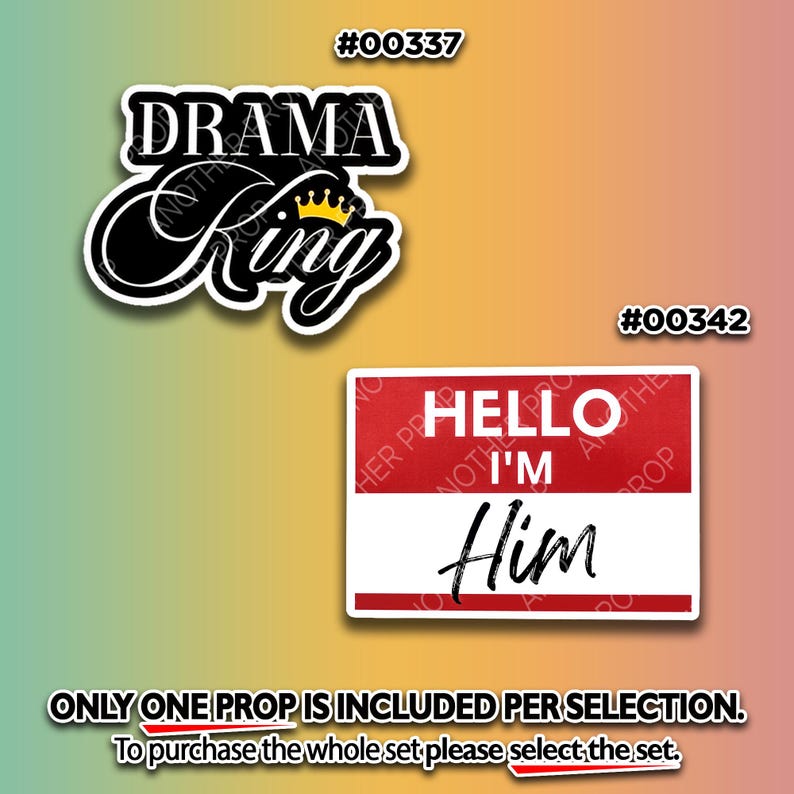 Funny Photo Booth Props - Bold Party Foamboard Signs image 3
