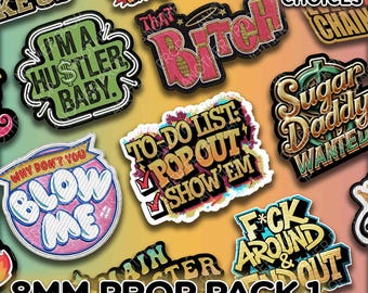 Photo Booth Props – Trendy FAFO Pop Out They Not Like Us Foam Board Party Signs for Birthday Photos Group Pics and Party Photo Props