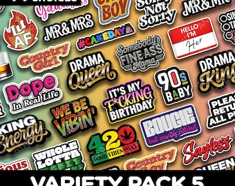 Funny Photo Booth Props - PVC Foam Board Party Signs
